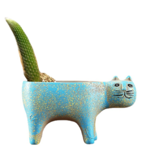 Indoor Plant Pottery | Cute Cat Pot For Monkey Tail